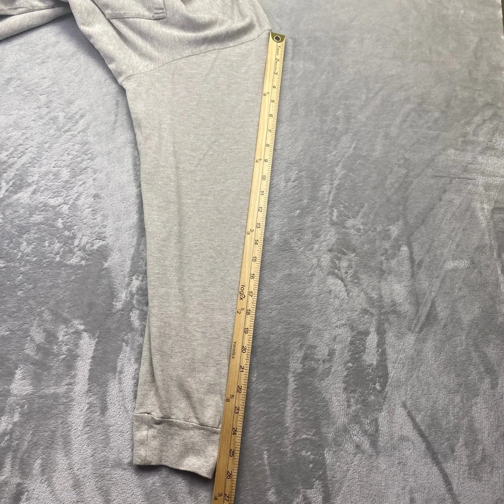 Polo Ralph Lauren Mens XL Heather Grey Long Sleeve Polo‎ Shirt Embroidered Bear
